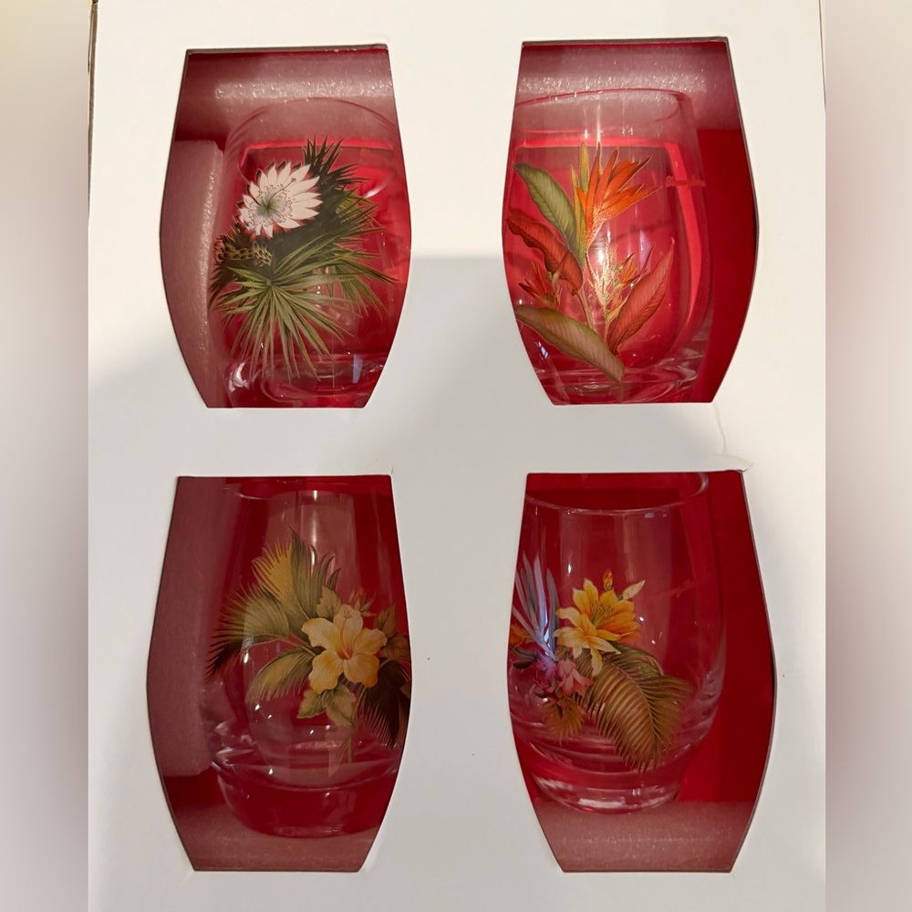 Tommy Bahama Glass Tumblers